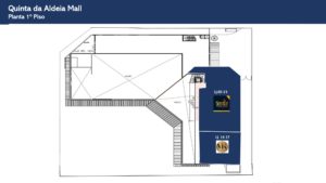 Quinta da Aldeia Planta 1º Piso